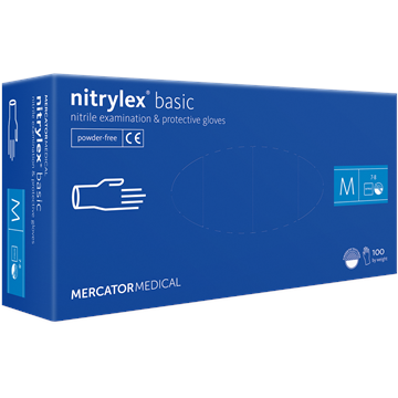 Rękawice nitrylowe bezpudrowe 100 szt. Rozmiary XS,S,M,L,XL-5059