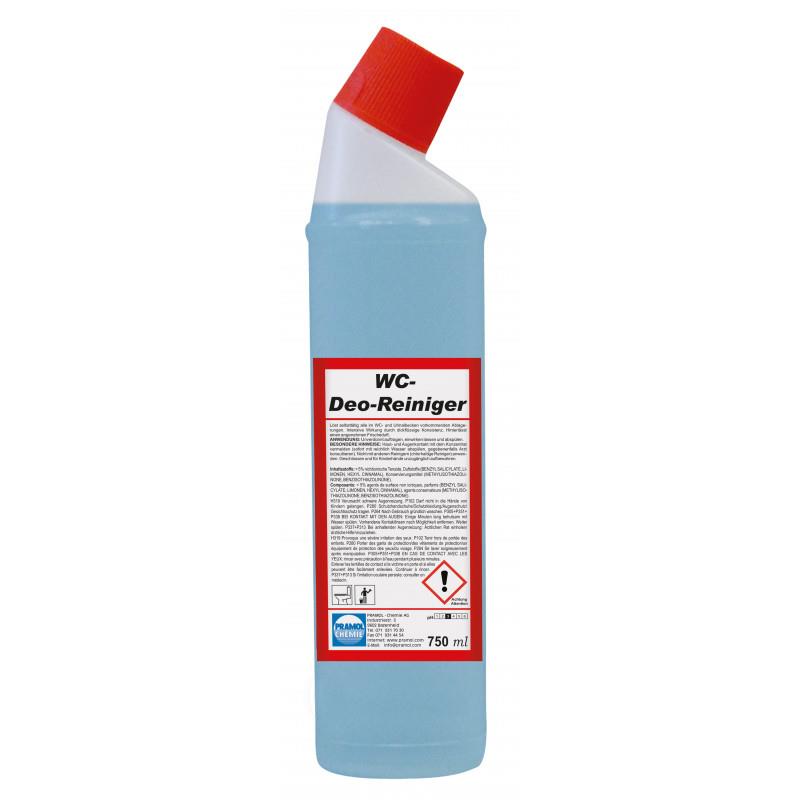 Wc- deo reiniger 750 ml,10l - Żelowy preparat o wysokiej zawartości substancji zapachowych  przeznaczony do muszli klozetowych i