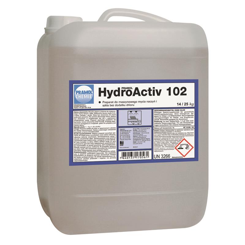 HydroActiv 102 14 kg - płyn do maszynowego mycia naczyń i szkła bez chloru-5165