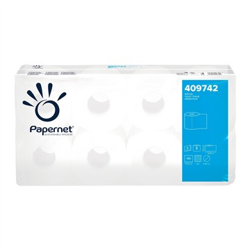 PAPERNET PAPIER TOALETOWY CELULOZA  2W 19,8M A' 8-5583
